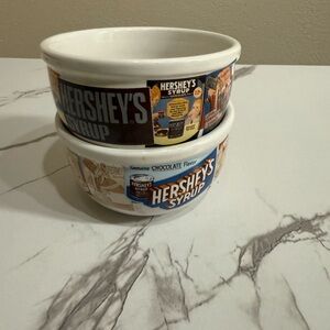 Hershey's Syrup Ceramic Bowl Set
